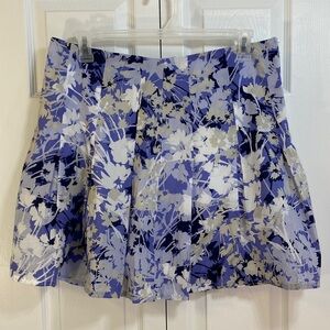 2 for $25 - Reitmans Lined Skater Skirt in Light Purple and White, 12 Petite